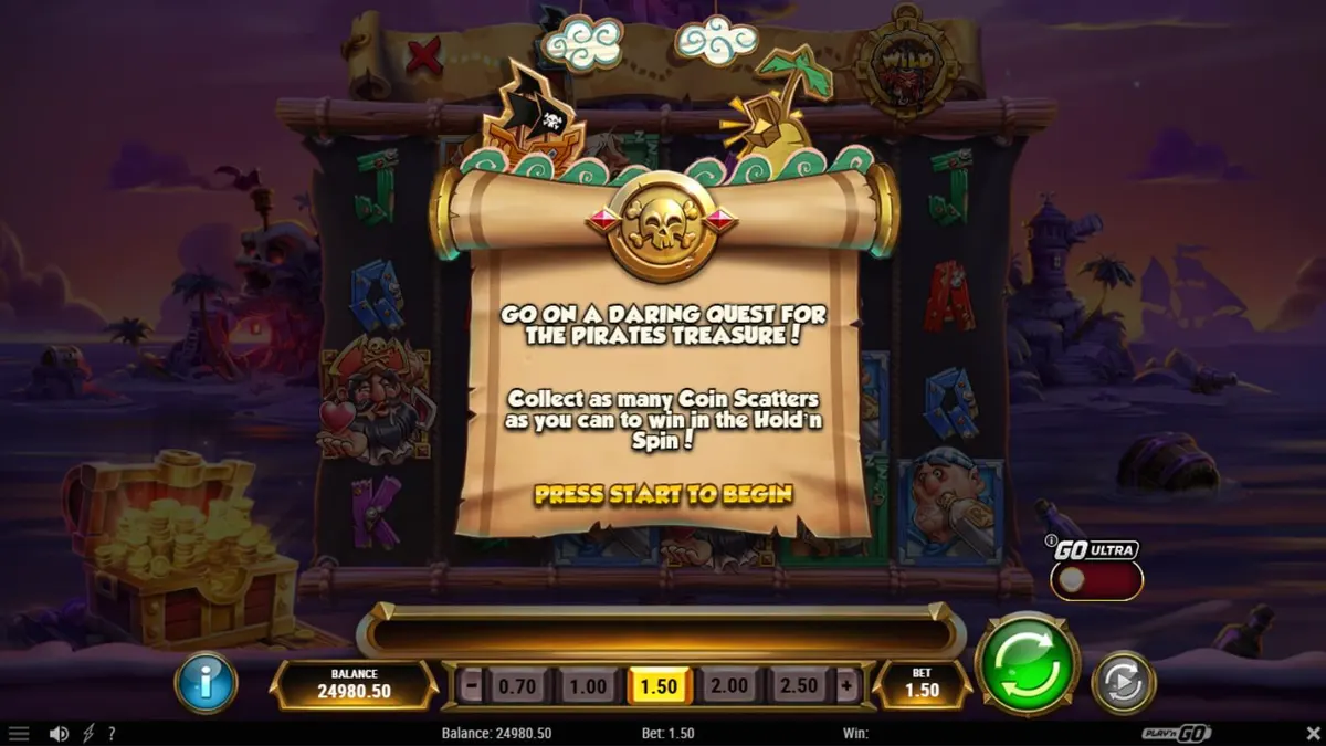 Crabby’s Gold 2 মোবাইল স্লট গেমের ইন্টারফেস প্রদর্শন