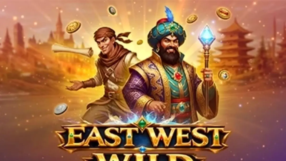 East West Wild স্লট গেমের সিল্ক রোড থিমযুক্ত ইন্টারফেস